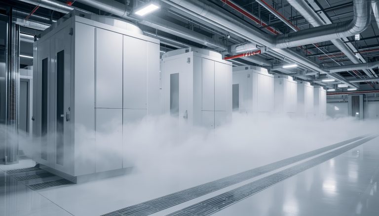 datacenter, datacenter, datacenter, temperatur, kylning, klimatfuktning, luftfuktning, luftfuktare, inomhusklimat, Merlin Technologies, Norge, fuktighetsreglering, dammkontroll, luftkvalitet, HMS, ökad produktion, elektronik